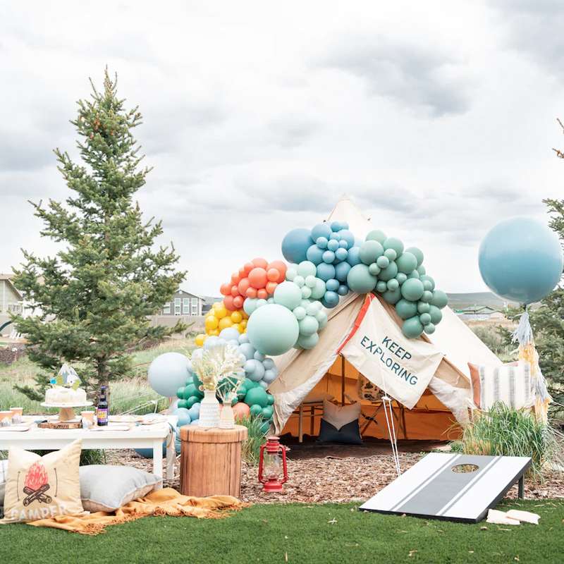 Camping Themed Birthday Party