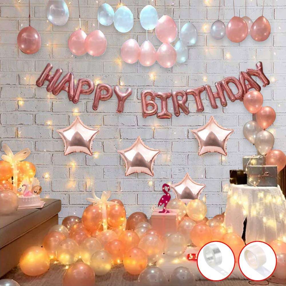Surprise Balloons for Boyfriend/girlfriend | oyo room decoration for  birthday |LittleStarCelebration - YouTube